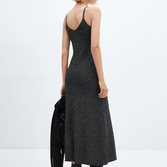 MANGO Long lurex dress NEW - Picture 14 of 14